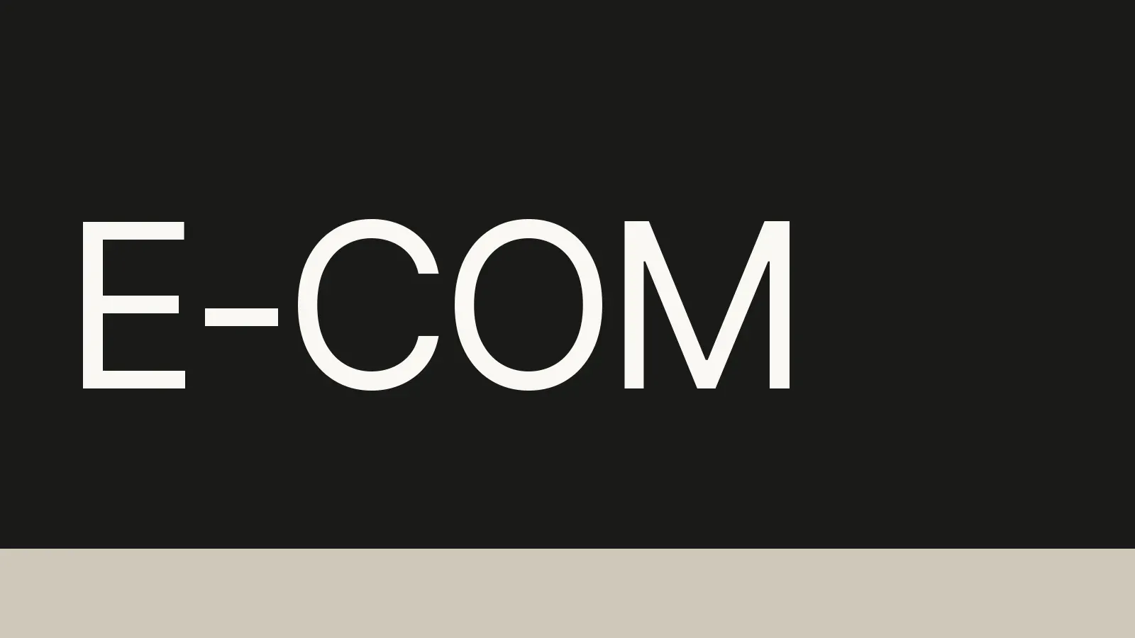 E-commerce проекты